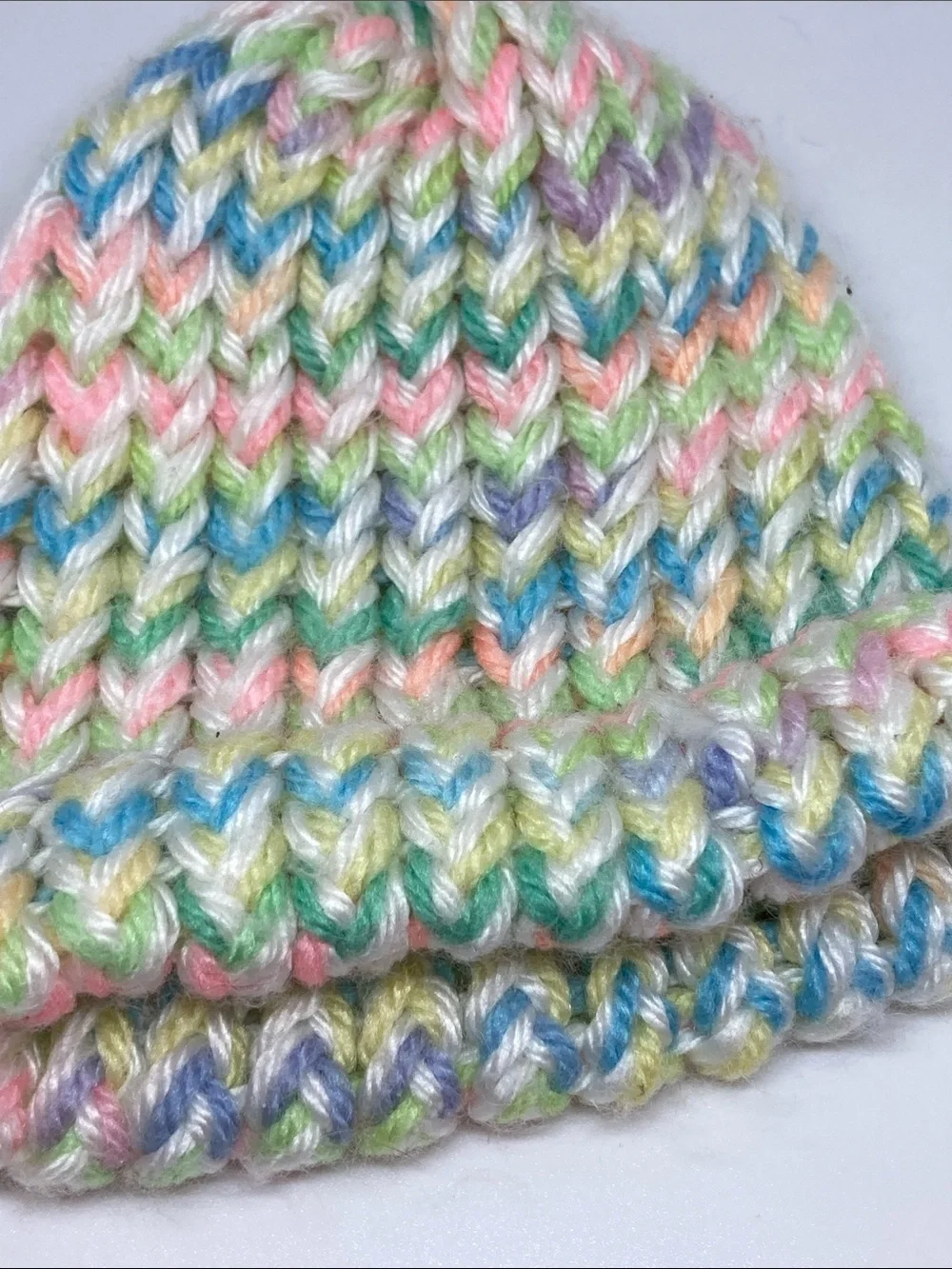 Pastel Multicolor Knit Baby Beanie - Kids Accessories